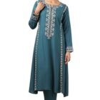 Soch Women's Rayon Kurta Set (FWS5KS10786_Teal