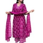 Alvami Women's Viscose Regular Kurta Set (Keval_Pink_New_03 XXL)
