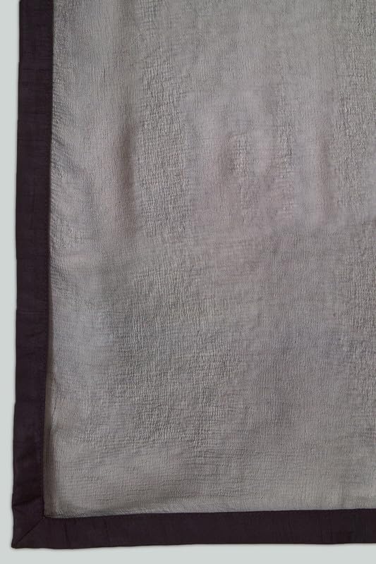 Soch Womens Wine Georgette Beadwork Embellished A-Line Chudidar Suit Set with Shrug - Image 3