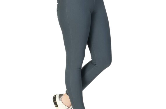 ZXN Clothing Women's Regular Fit Cotton Mid Rise Jeggings (DJ-01-GRY-28_Grey_28)