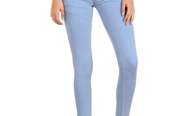 Nifty Women's Denim Stretchable Slim Fit Jeans (Jean_PLN_Sky Blue_32)