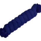 Miraan Women's Pure Solid Cotton Dupatta With Pom Pom Border, 2.25 Meters Length (Dupcottondarkblue102_Dark Blue)