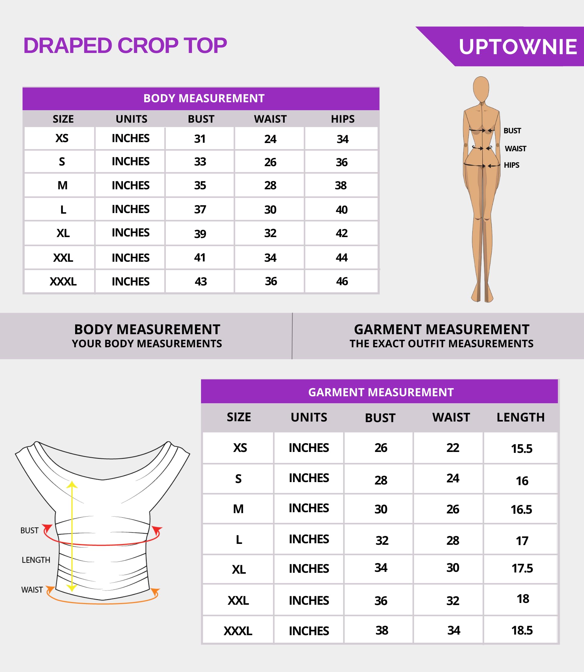 Uptownie Lite Cotton Stretchable Draped Crop Top Maroon - Image 2