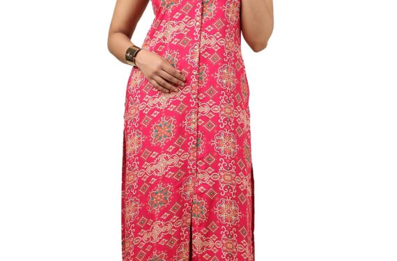 Soch Women's Rayon Salwar Suit Set (FWS5KS10780_Fuchsia