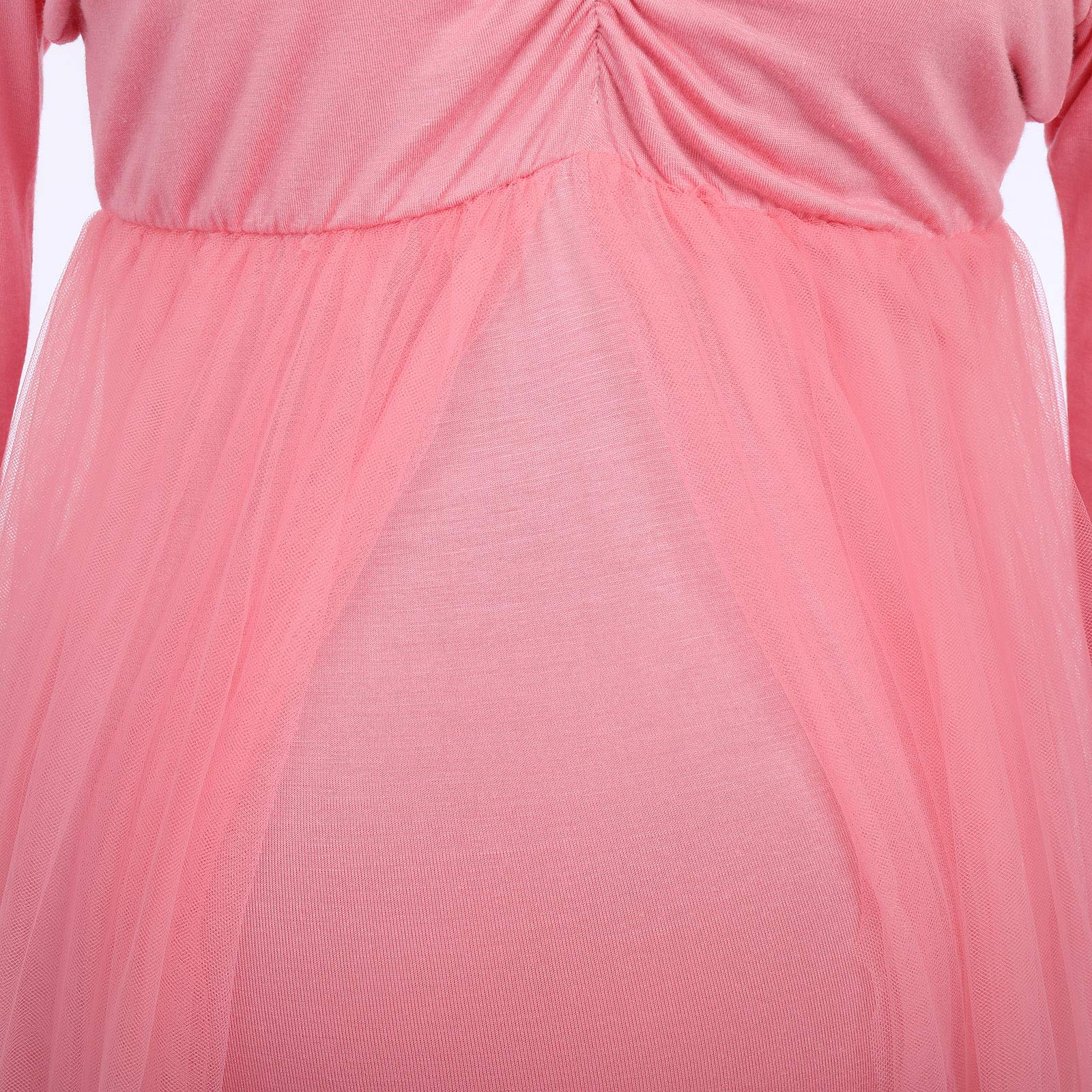 IDOPIP Women's Maxi Wedding Dress (_Pink_XL) - Image 3