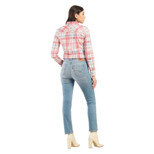 Levi's Women's Fitted Ankle (001UF-0032_Blue - Image 5