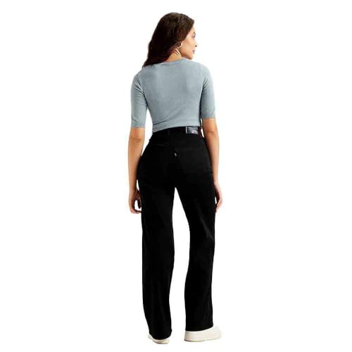 Levi's Women's Regular Jeans (004I3-0000 Black - Image 5