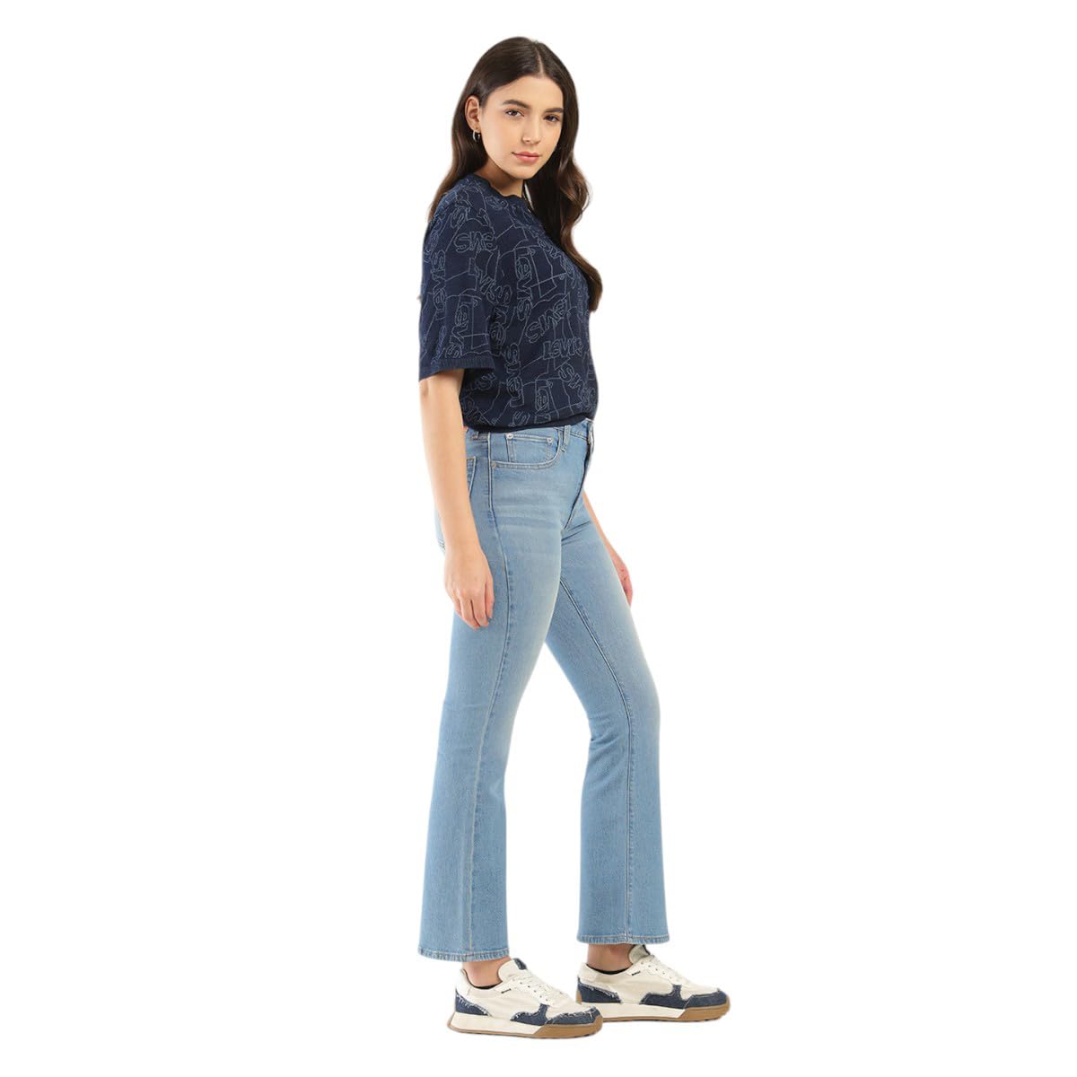 Levi's Women's Fitted Ankle (001UH-0008_Blue - Image 2