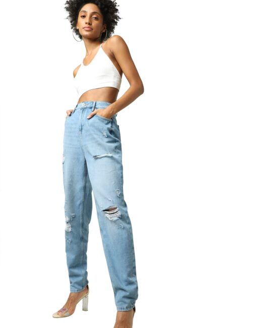 ONLY Straight Fit Jeans (15281213_Medium Blue Denim_26)