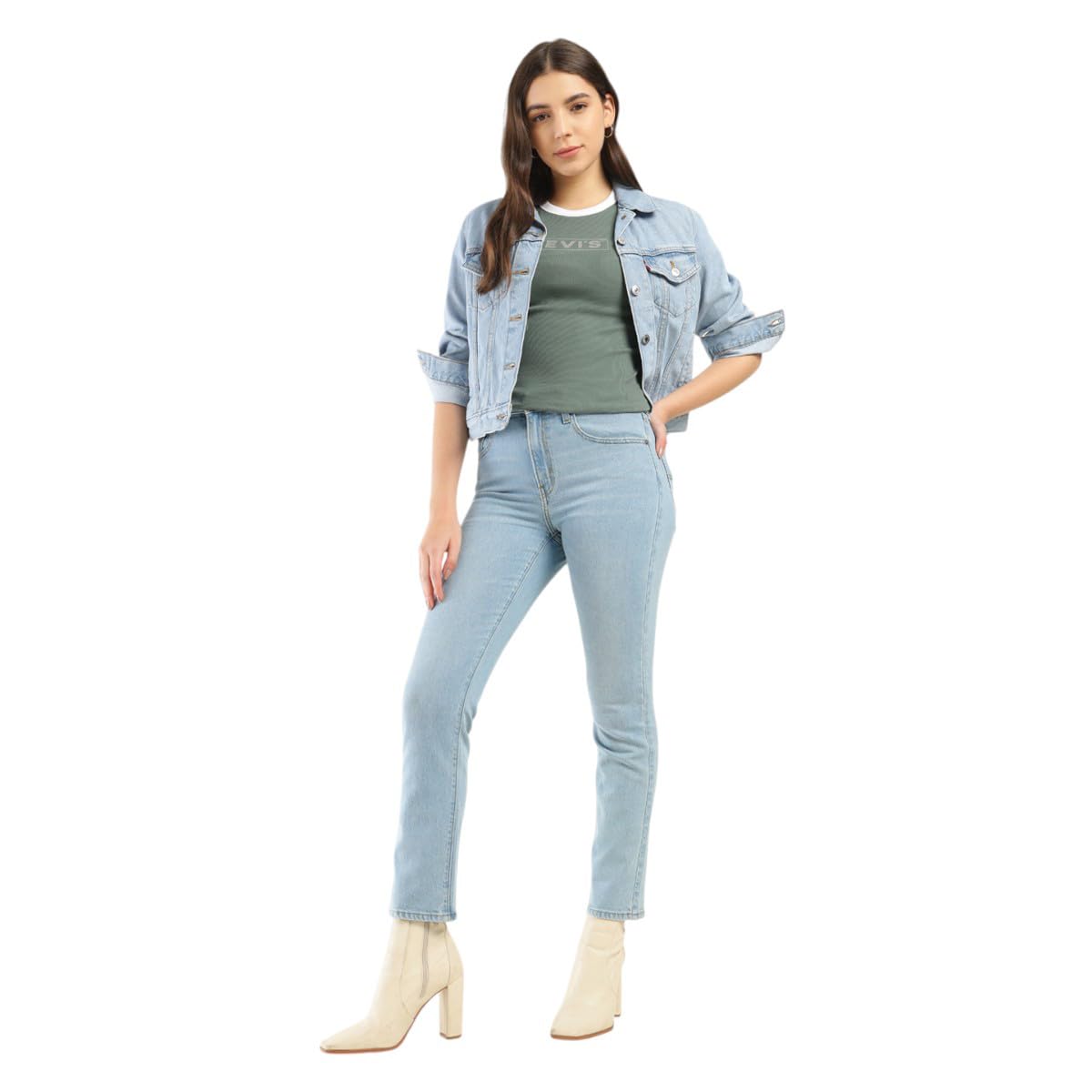 Levi's Women's Fitted Ankle (001UF-0025_Blue