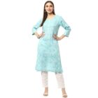 BIBA Women Printed Mix and Match(Summer C18205_Turquoise_34)