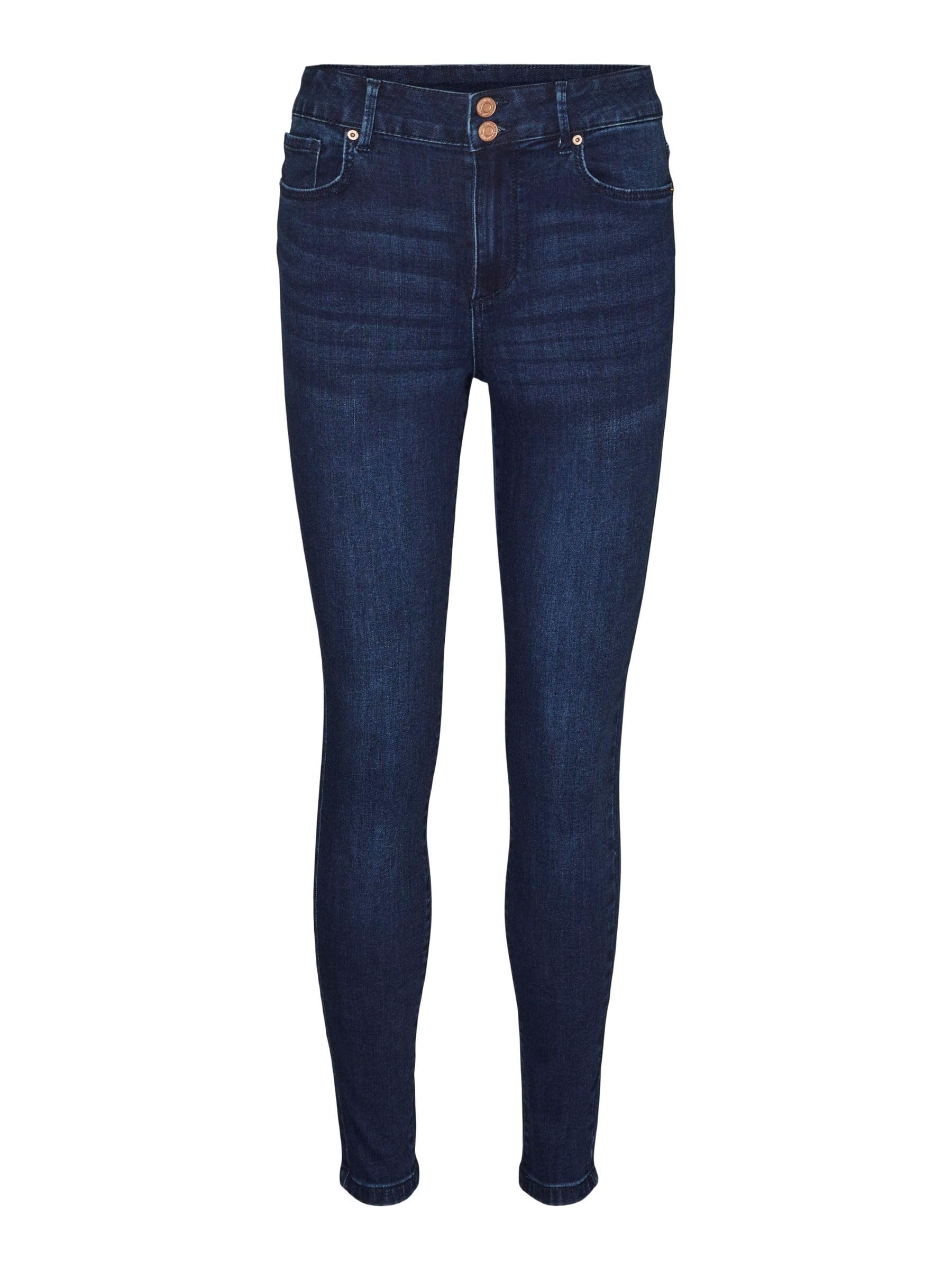 VERO MODA Women Dark Blue Skinny Fit High Rise Jeans