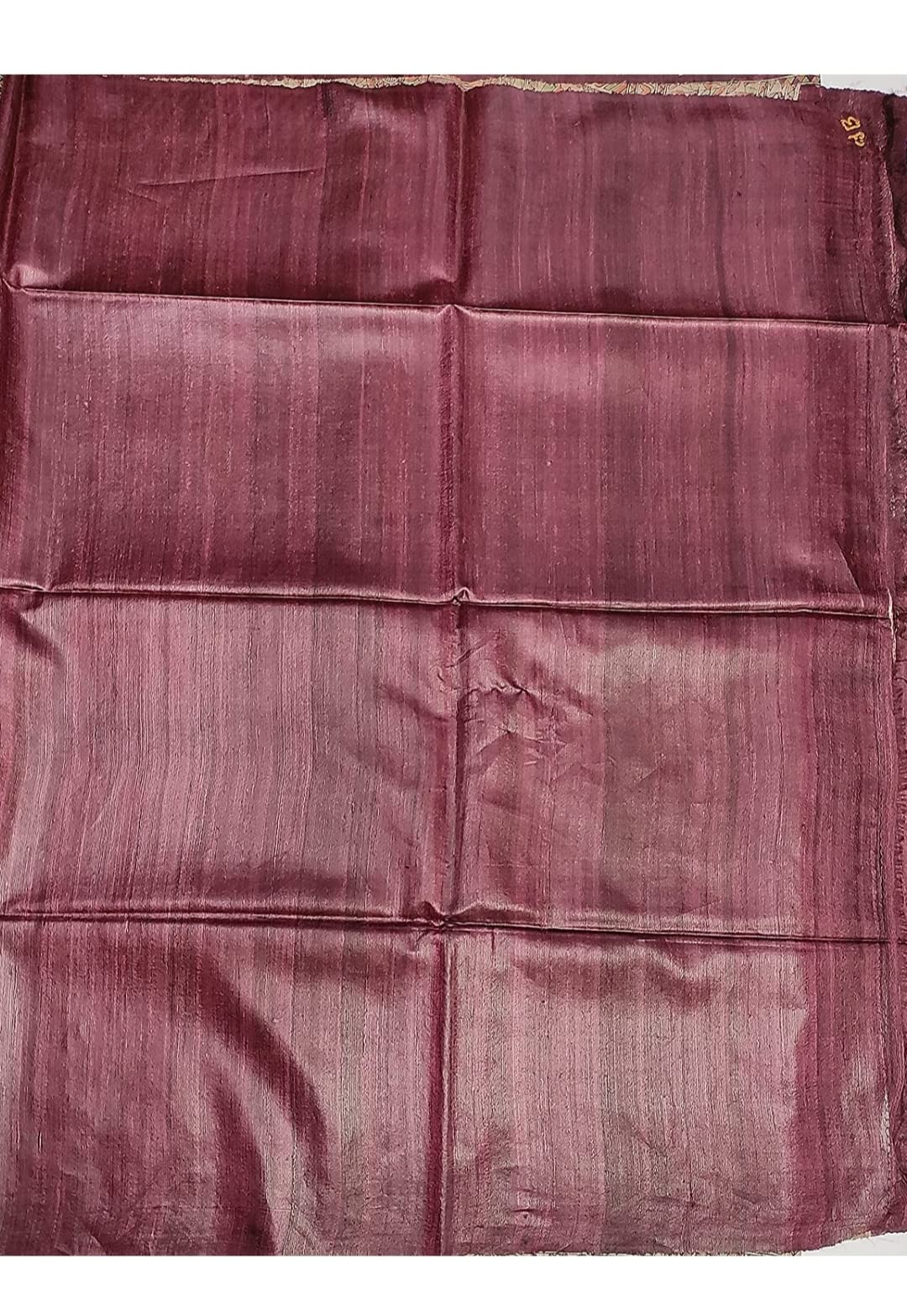 RACHBAI Women PURE HANDLOOM TUSSAR GHICHA MADHUBANI PRINTED PURE SILK SAREE WITH SILK MARK CERTIFIED, Assorted - Image 2