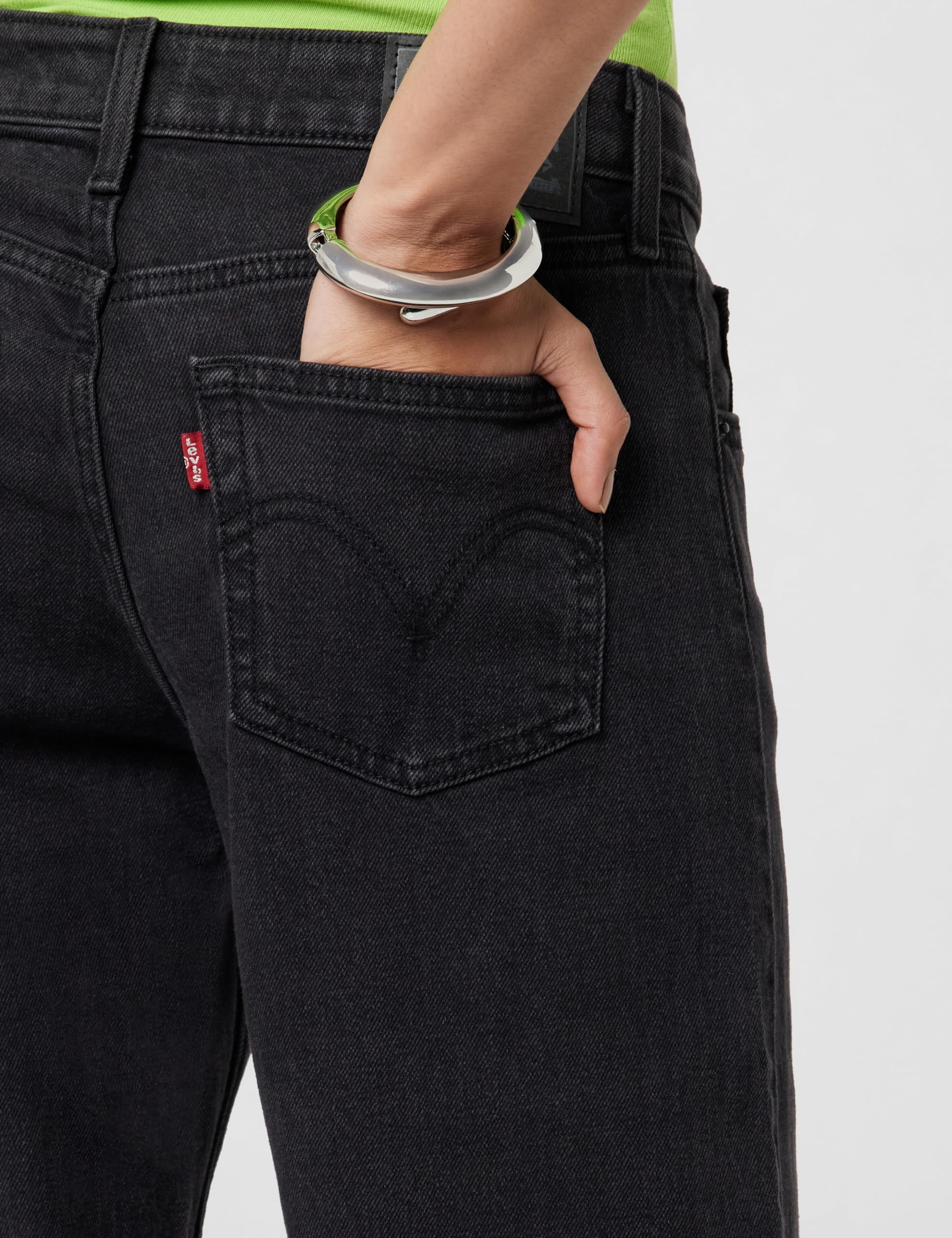 Levi's Women's Loose Jeans (A6642-0011_Black - Image 2