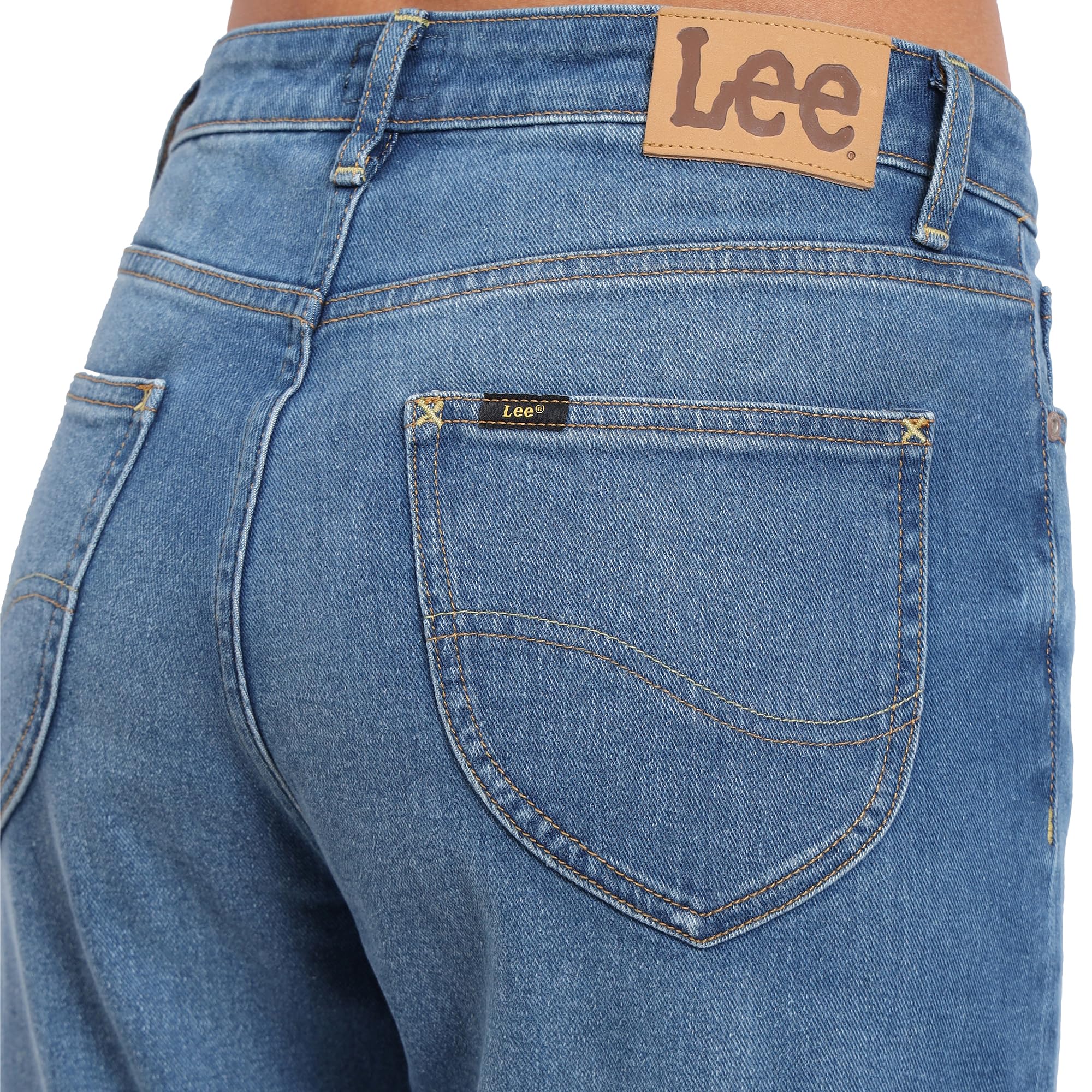Lee Women's Relaxed Jeans (LWJN001029_Mid Indigo_36) - Image 3