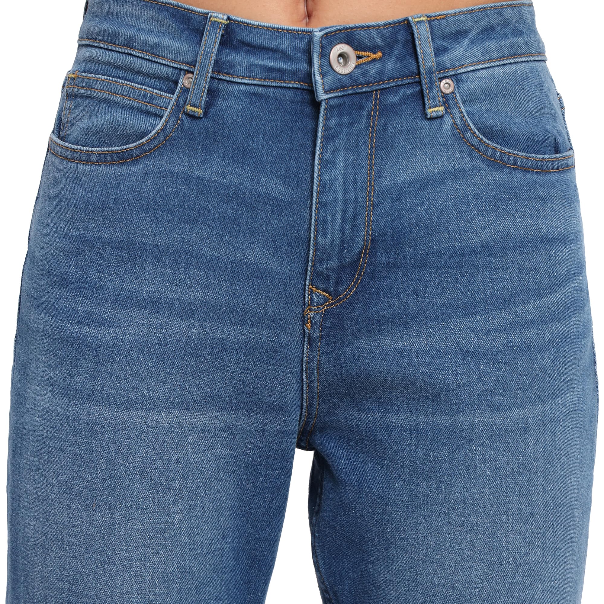 Lee Women's Relaxed Jeans (LWJN001029_Mid Indigo_36) - Image 2