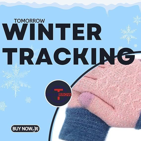 Tomorrow Pink Winter Gloves for Women, Gloves for Cold Weather, Touchscreen Gloves for Women, Winter Gloves for Snow, Perfect for Winter Sports, and Cold Weather Protection. (PINK-02, STANDARD) - Image 2